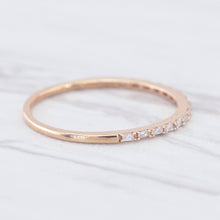 Load image into Gallery viewer, Airy Thin Diamond Baguette Ring