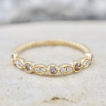 Load image into Gallery viewer, Heirloom Champagne and White Diamond Ring